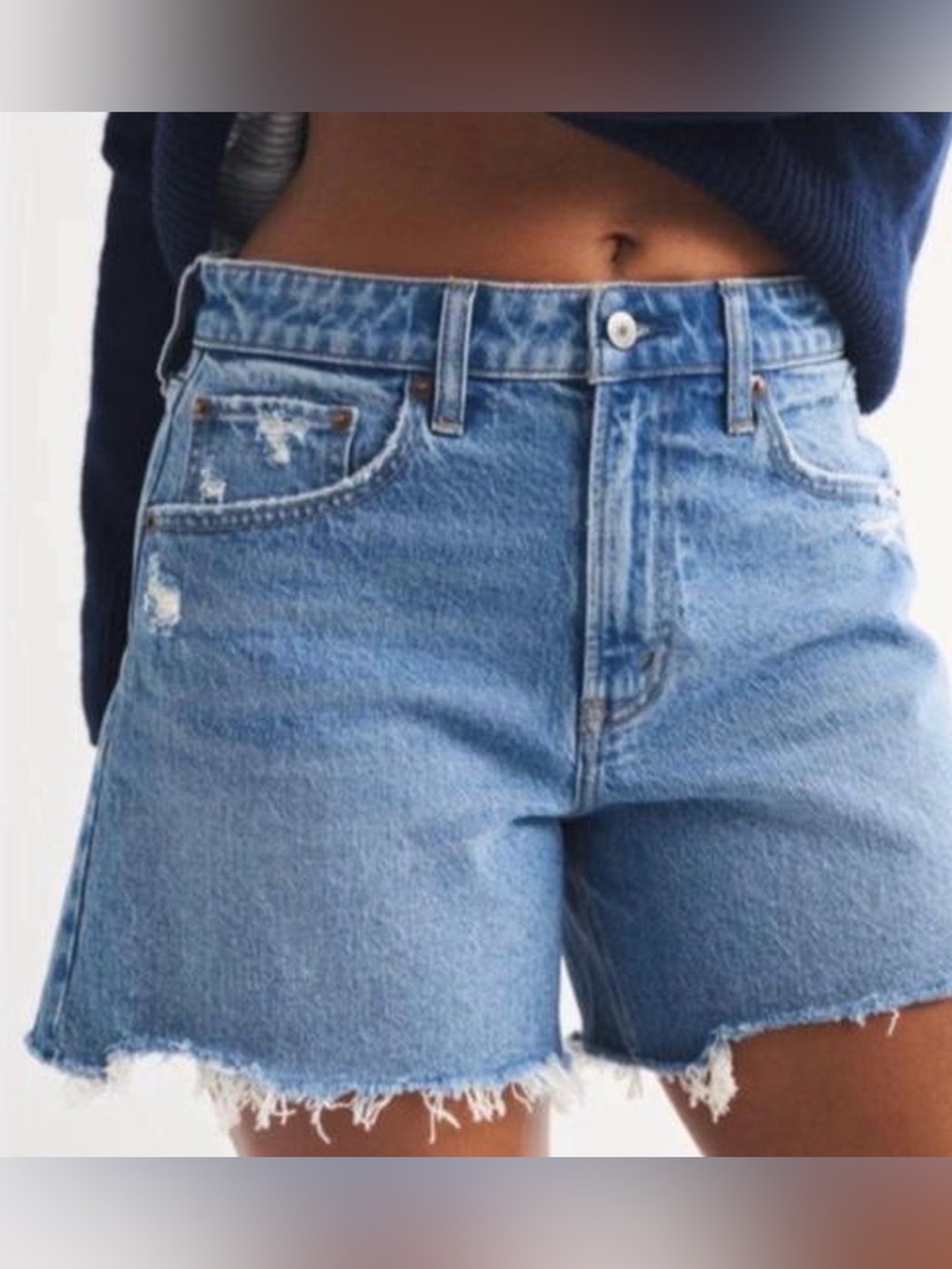 Abercrombie & Fitch The Dad Short- high rise - size 4
